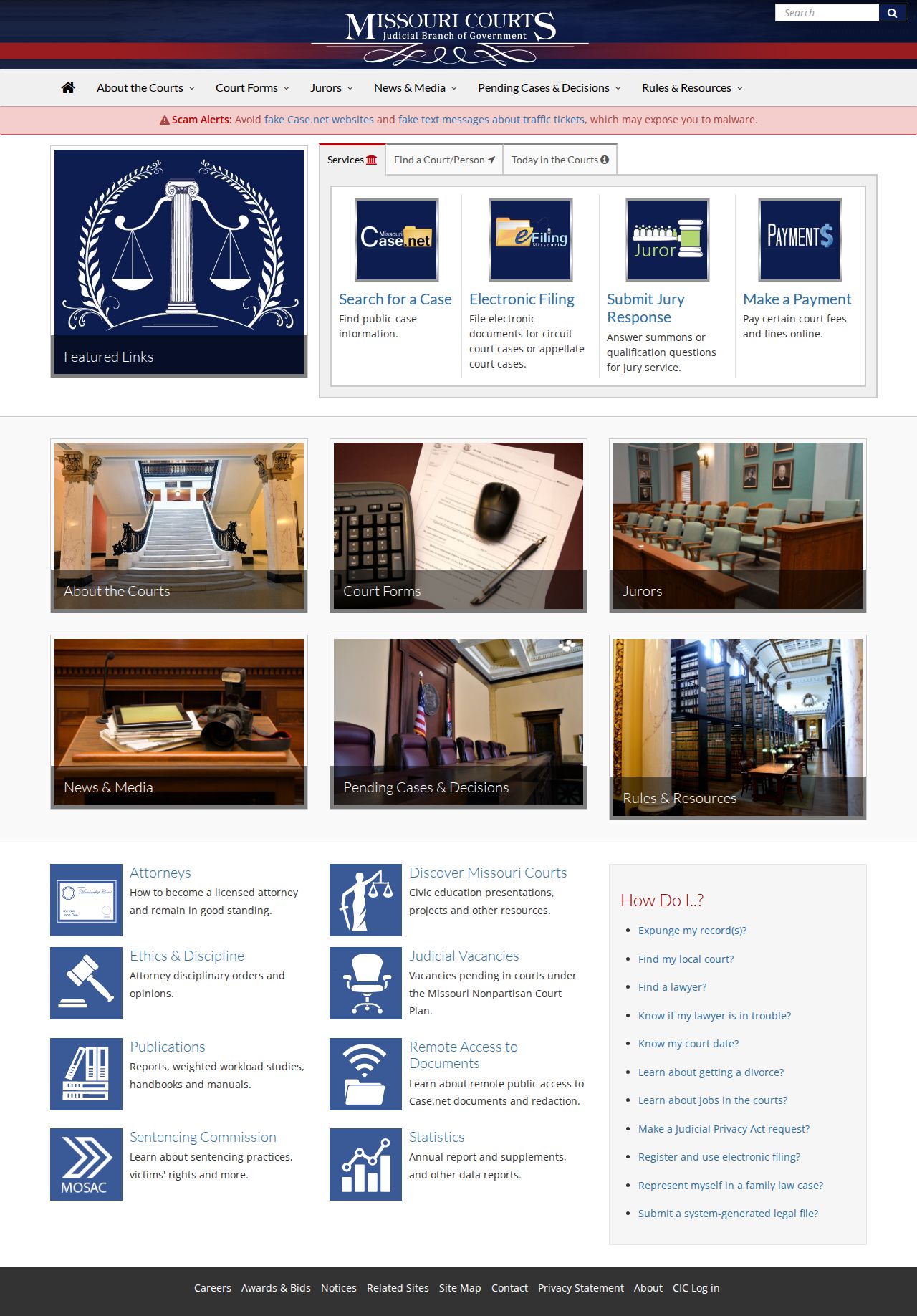Wayne County court docket Missouri Courts public access gateway